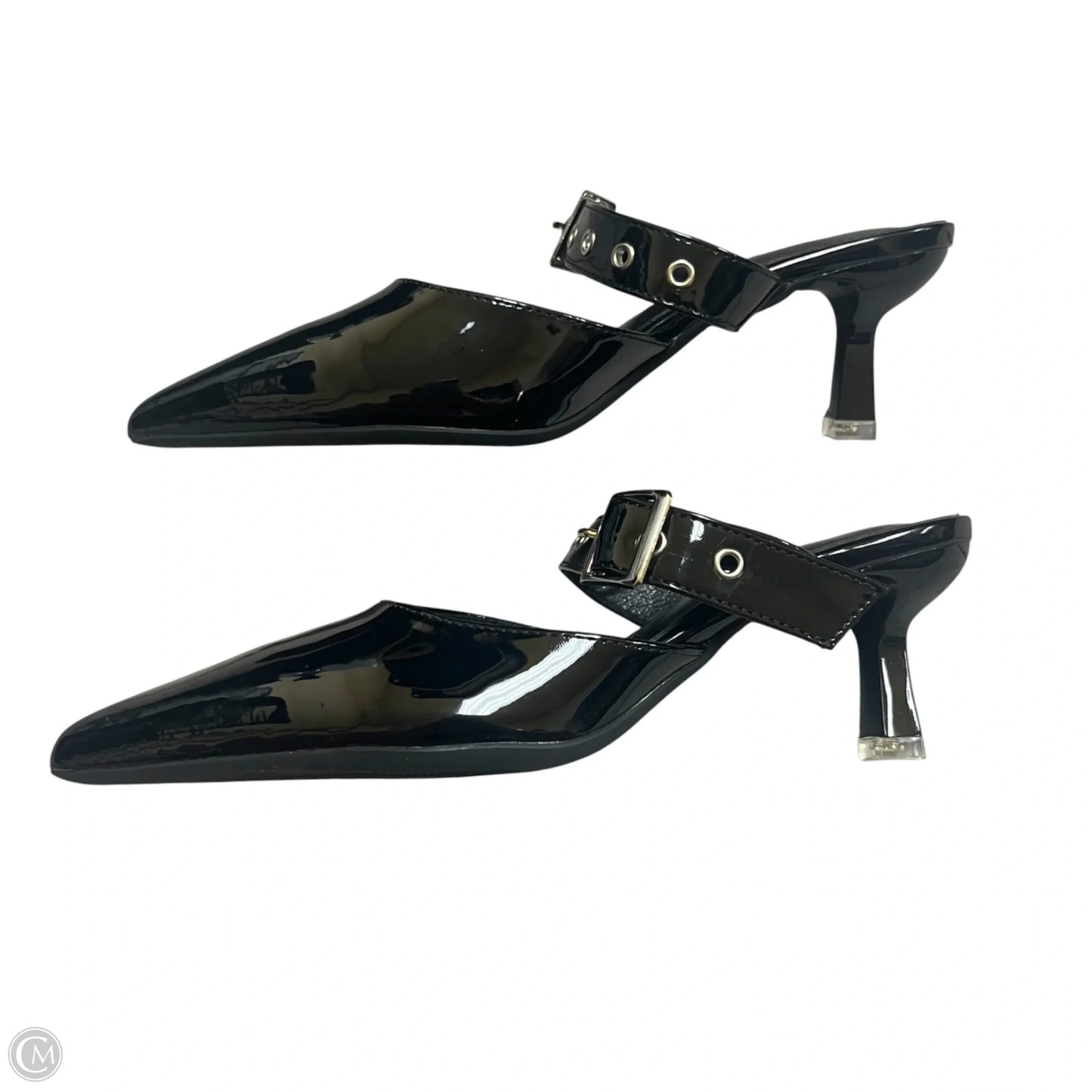 Shoes Heels Kitten In Black, Size: 6.5