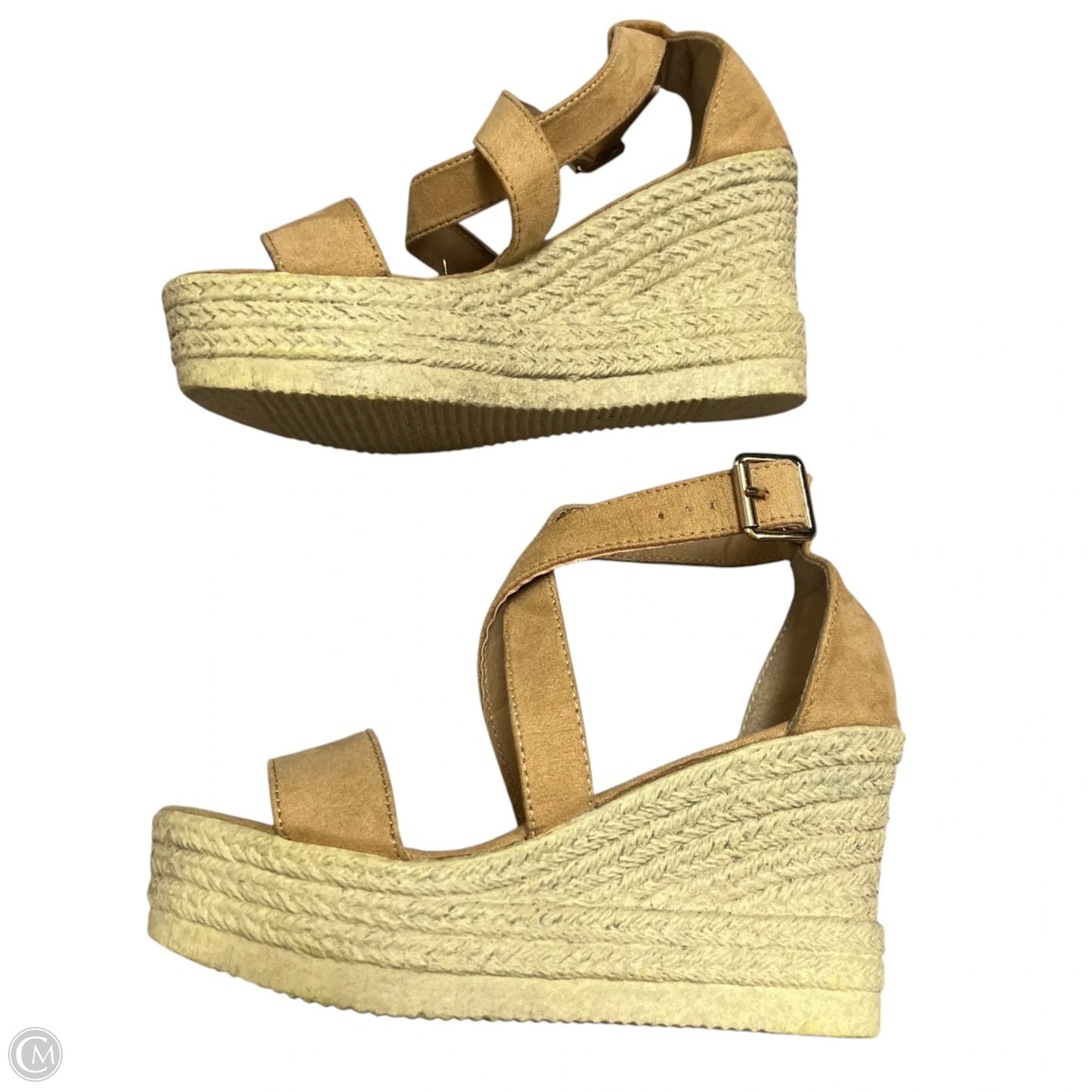 Shoes Heels Block By Refresh In Tan, Size: 6