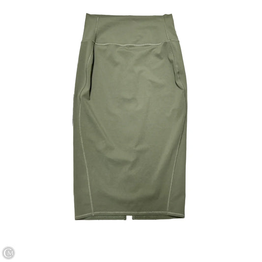 Athletic Skirt By Lululemon In Green, Size: 8