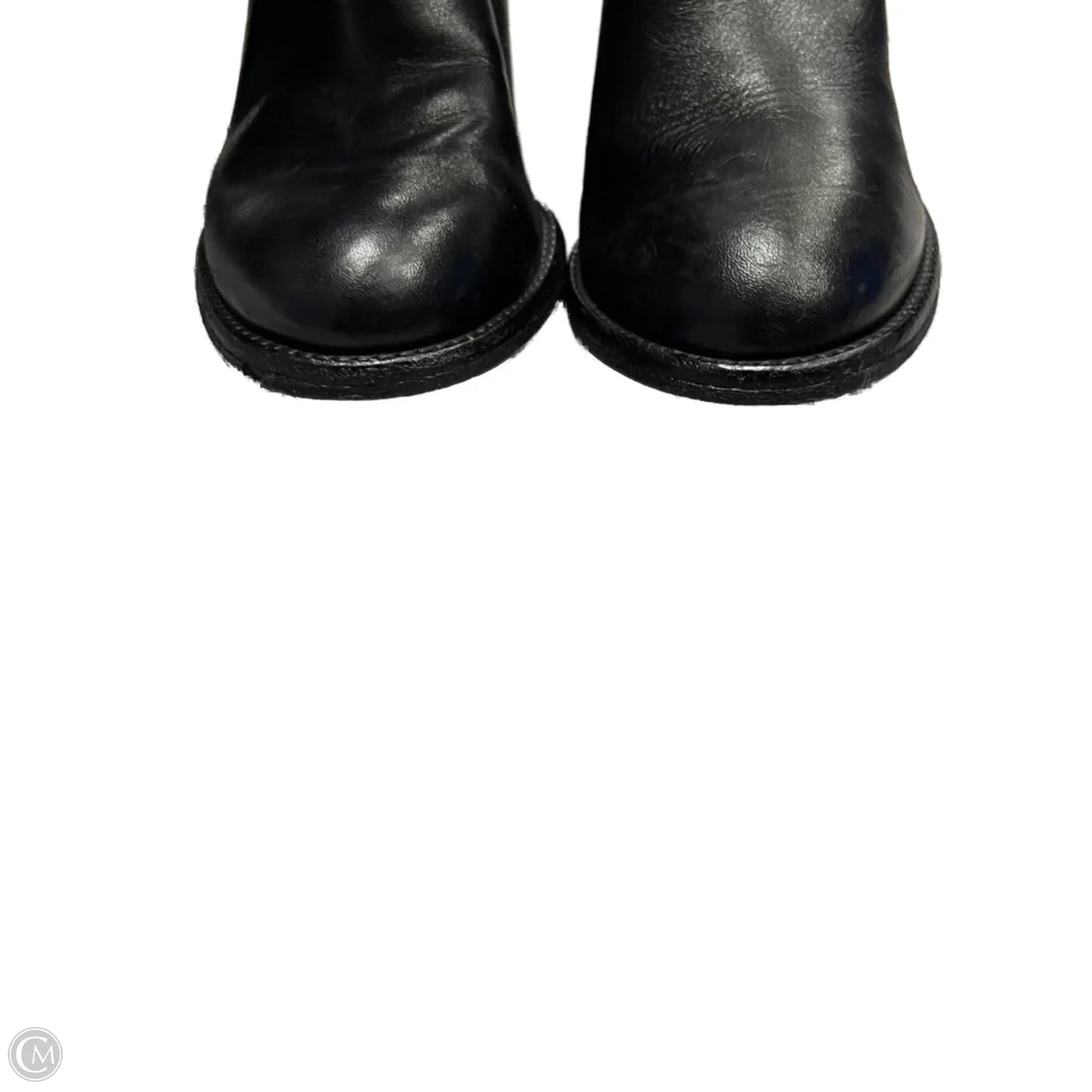 Boots Mid-calf Heels By Geox Shoes In Black, Size: 6.5