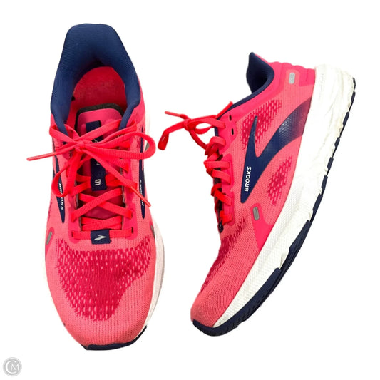 Shoes Athletic By Brooks In Blue & Pink, Size: 7