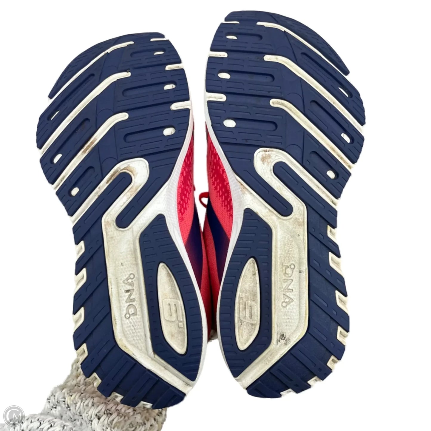 Shoes Athletic By Brooks In Blue & Pink, Size: 7