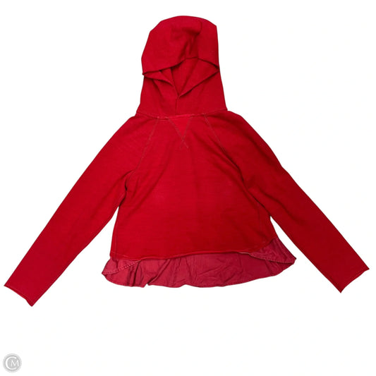 Athletic Sweatshirt Hoodie By Lululemon In Red, Size: 6