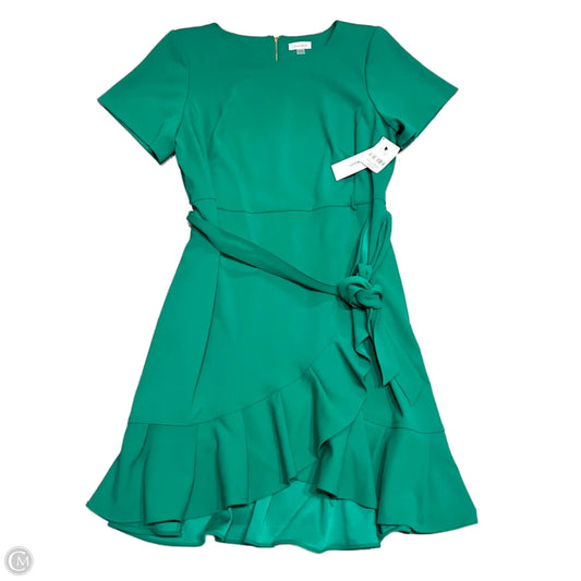 Dress Work By Calvin Klein In Green, Size: 18
