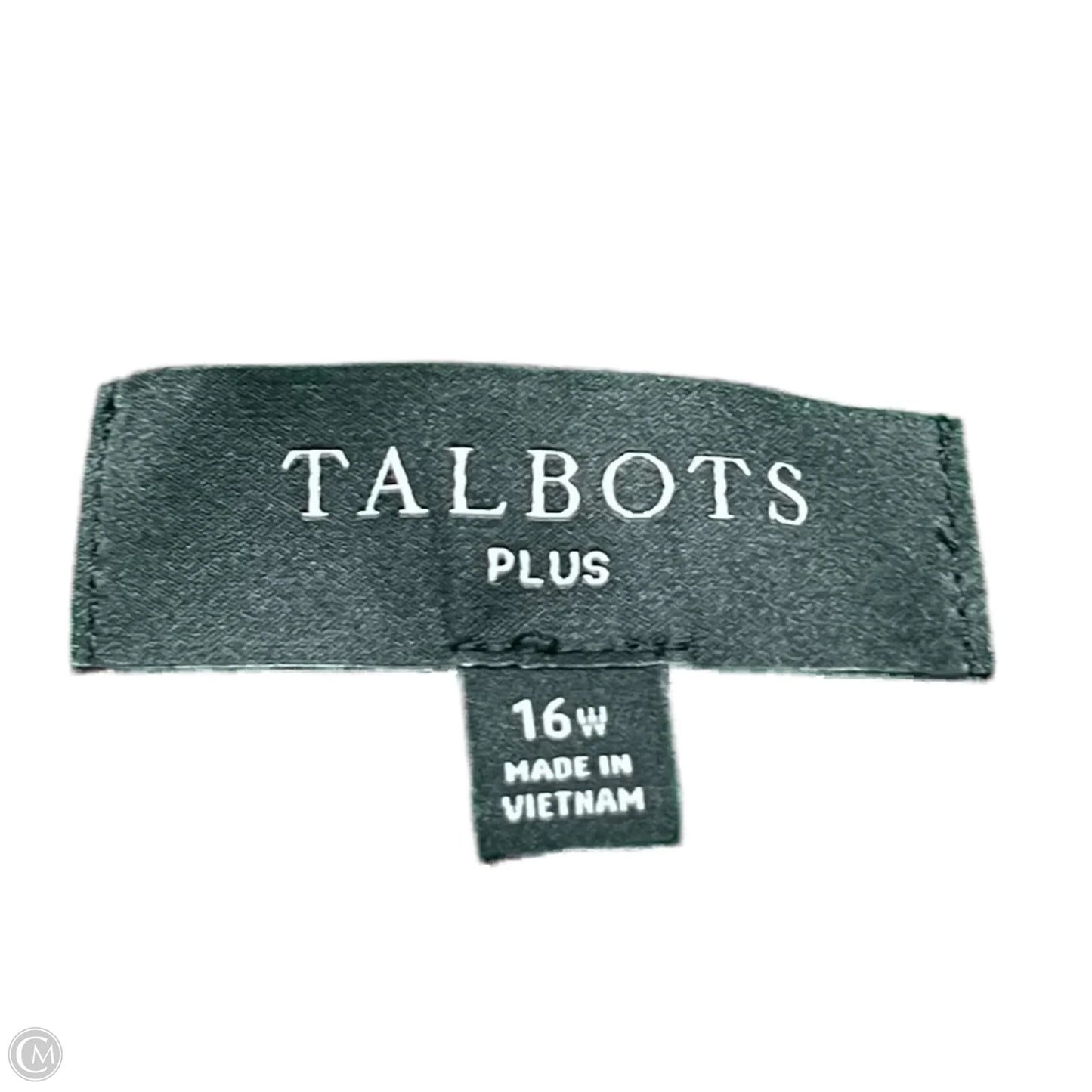 Blazer By Talbots In Green, Size: 16