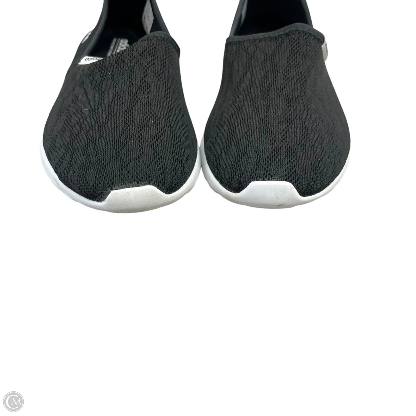 Shoes Flats By Adidas In Black & White, Size: 8