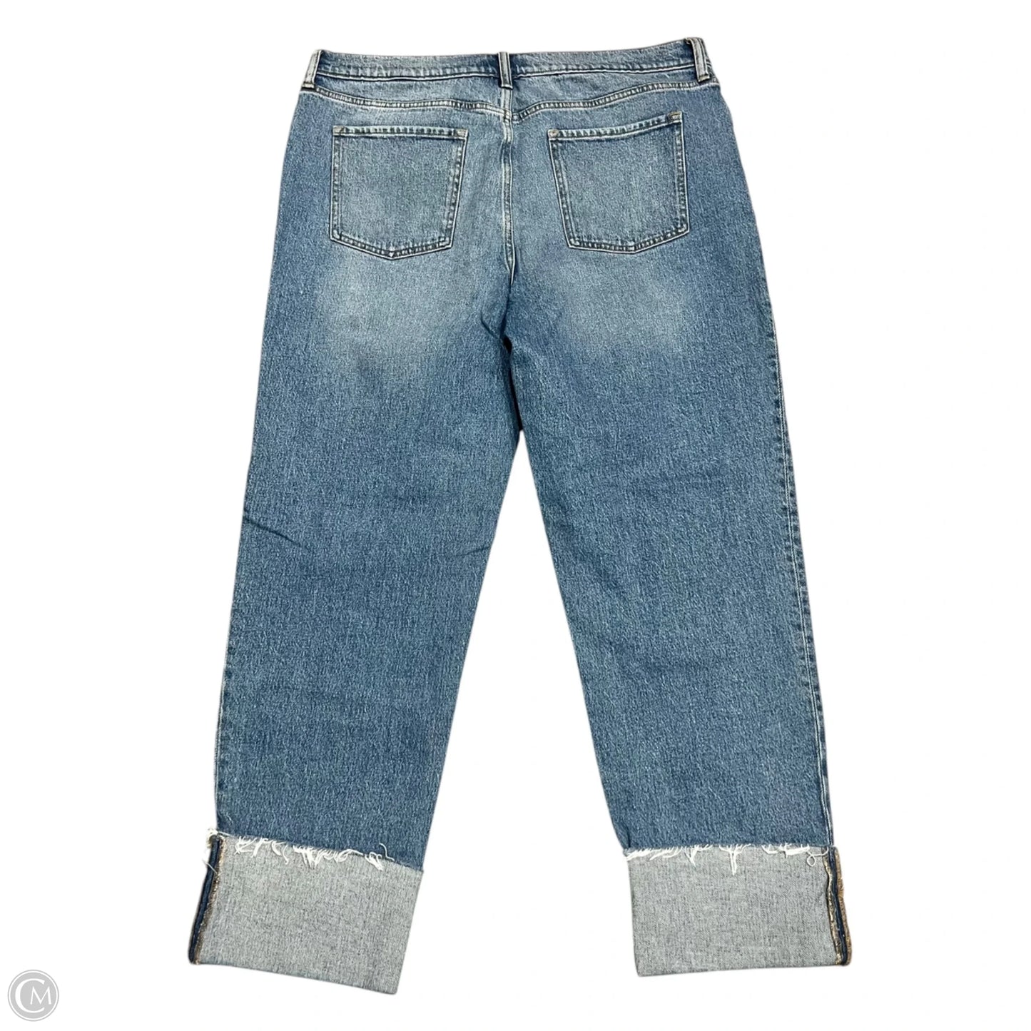 Jeans Cropped By Banana Republic In Blue, Size: 14