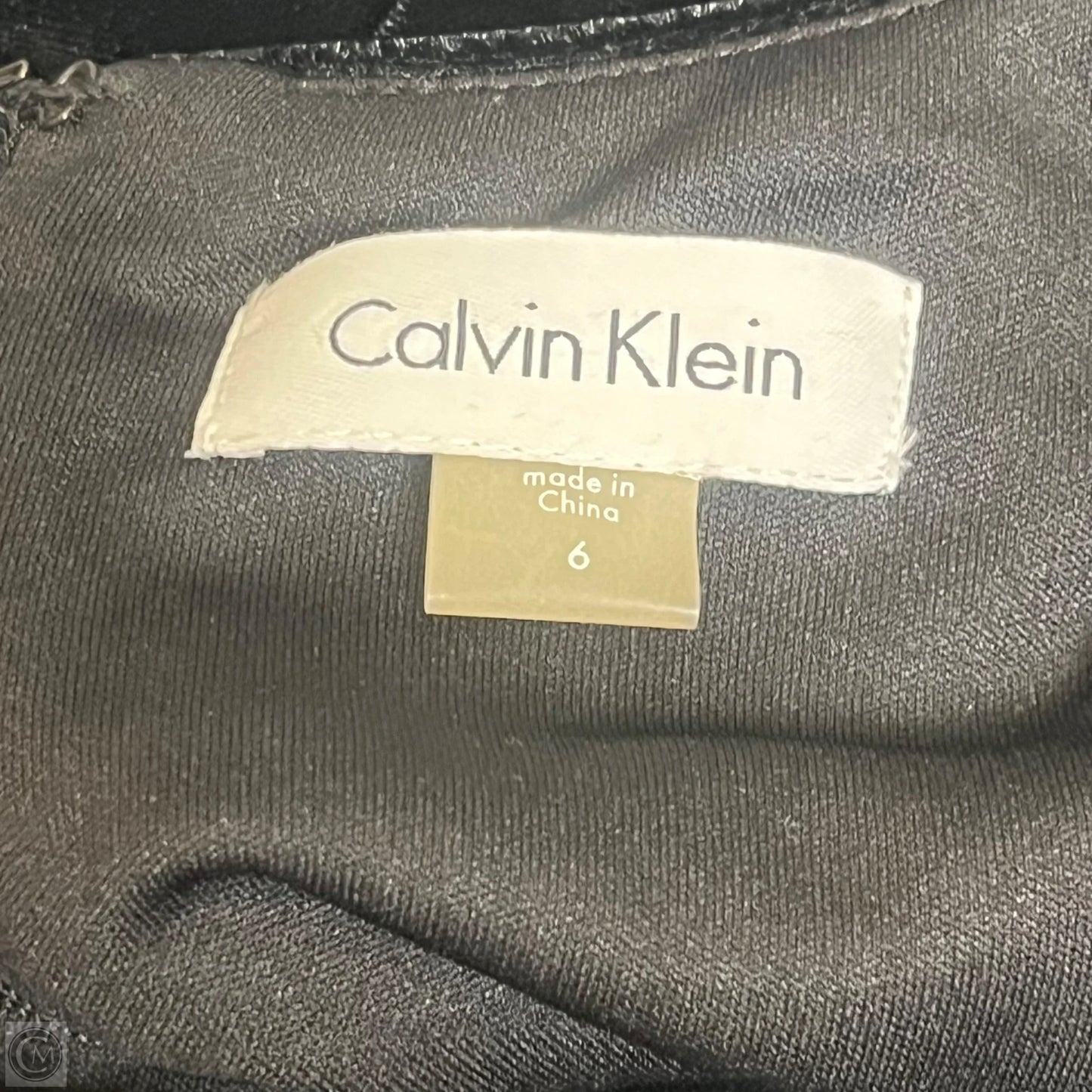 Dress Casual Short By Calvin Klein In Black, Size: 6