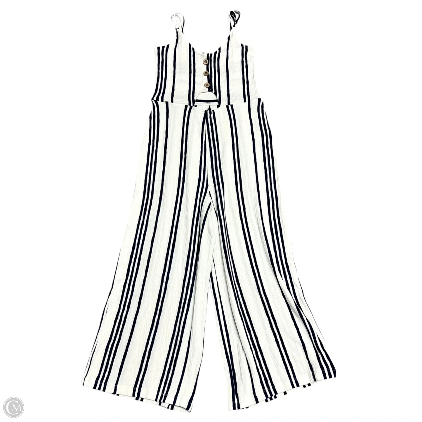 Jumpsuit By Love Tree In Blue & Cream, Size: S
