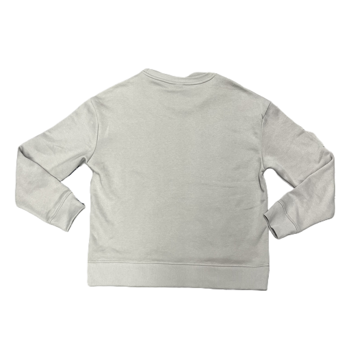 Athletic Sweatshirt Crewneck By Reebok In Grey, Size: M