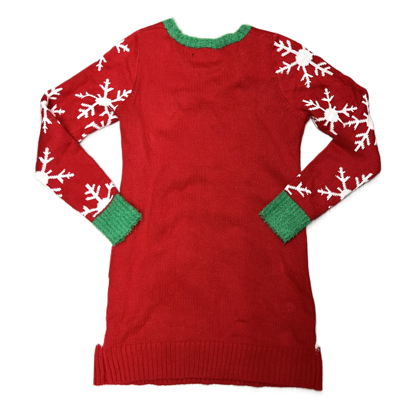 Sweater In Red & White, Size: XS