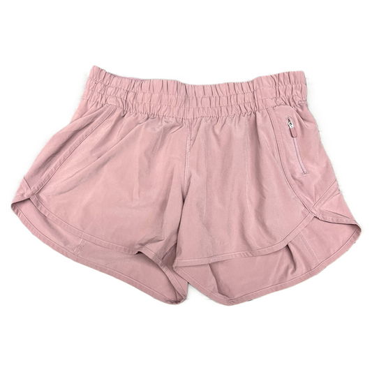 Athletic Shorts By Lululemon In Pink, Size: M