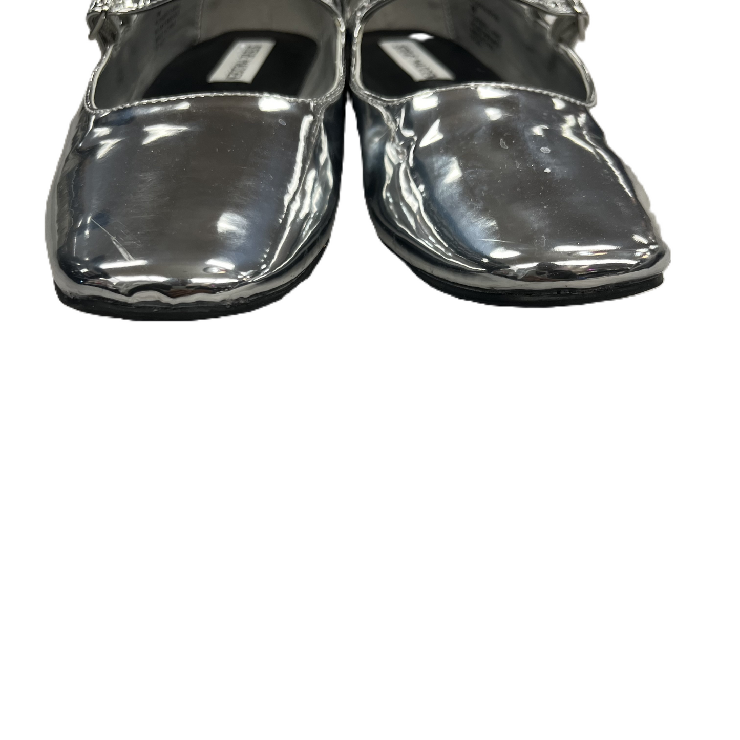 Shoes Flats By Steve Madden In Silver, Size: 7