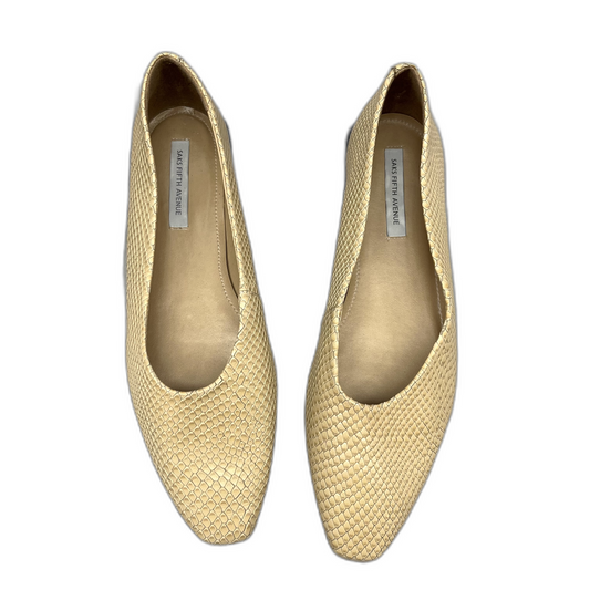 Shoes Flats By Saks Fifth Avenue In Tan, Size: 8.5