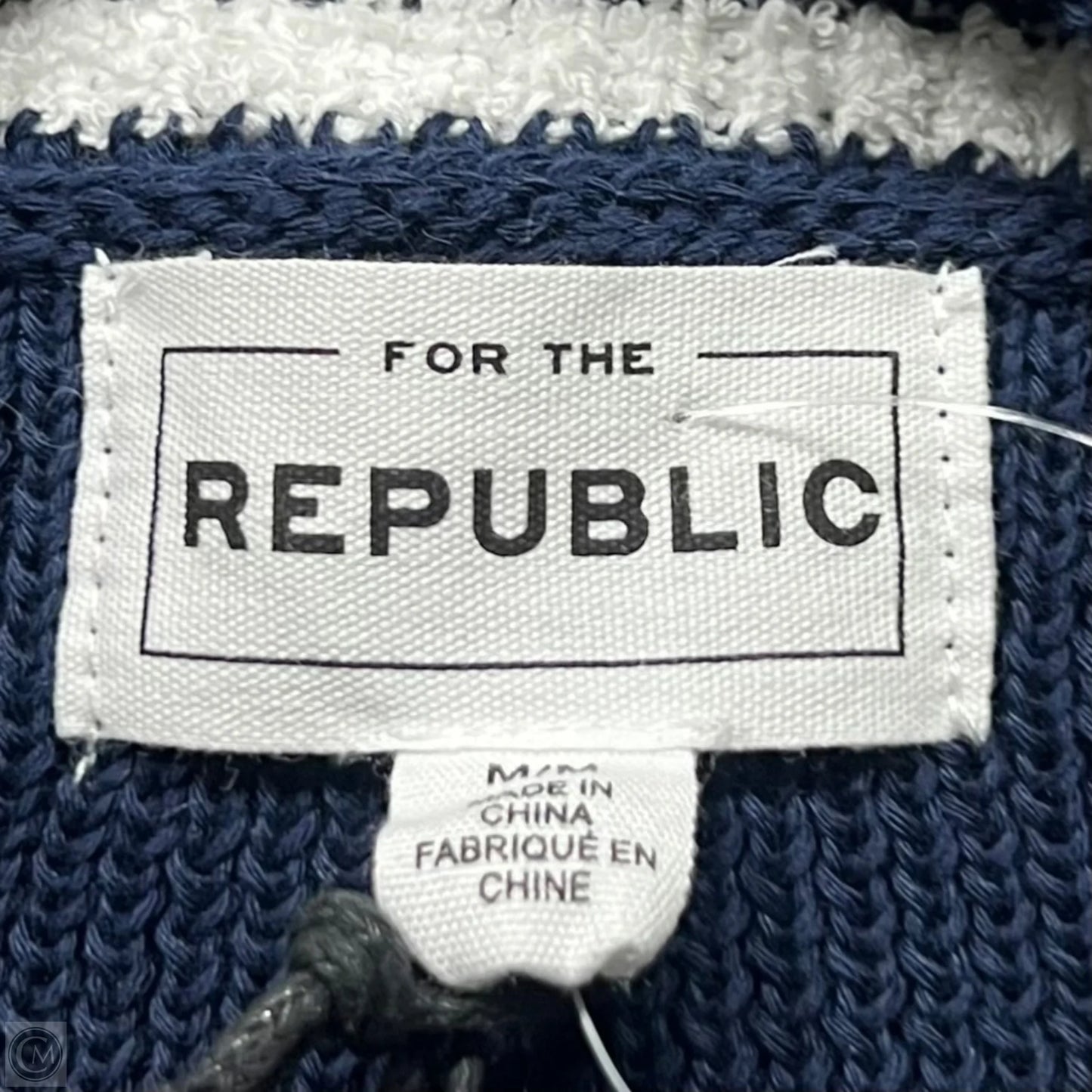 Sweater Cardigan By For The Republic In Navy, Size: M