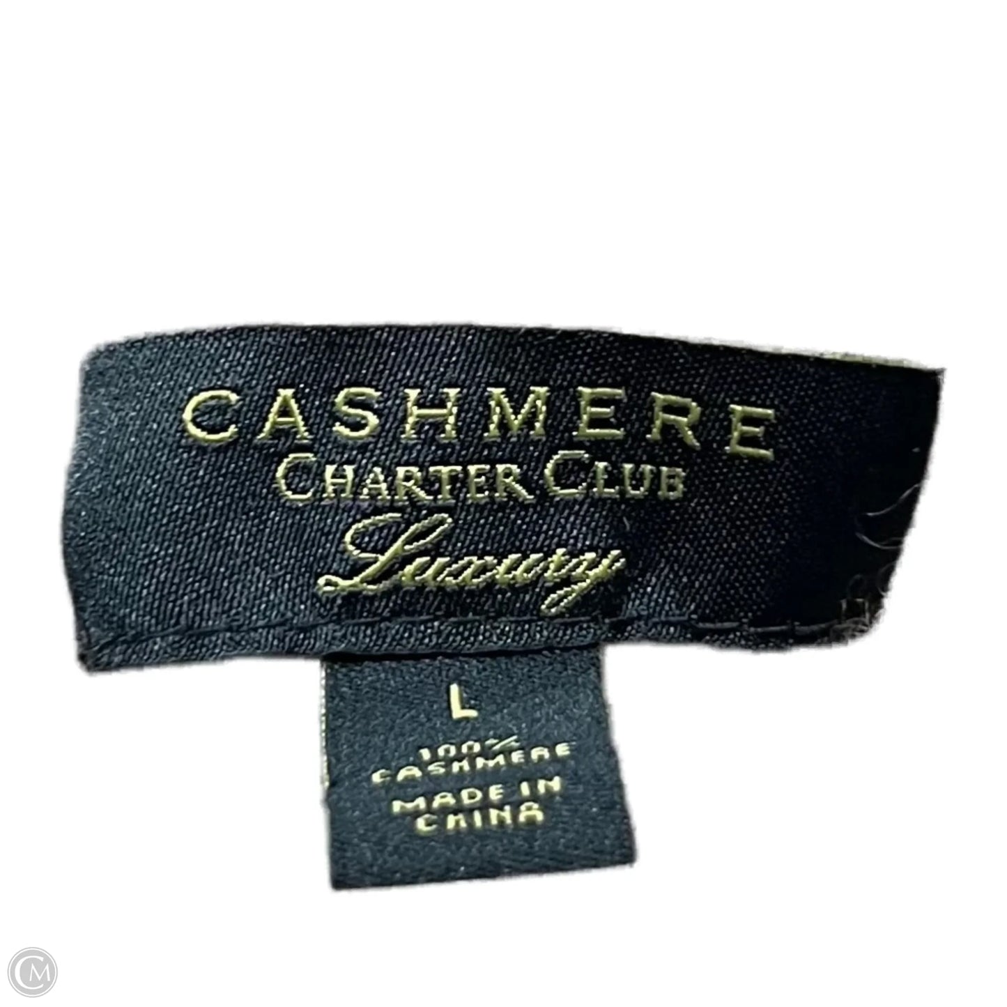 Sweater Cashmere By Charter Club In Tan, Size: L