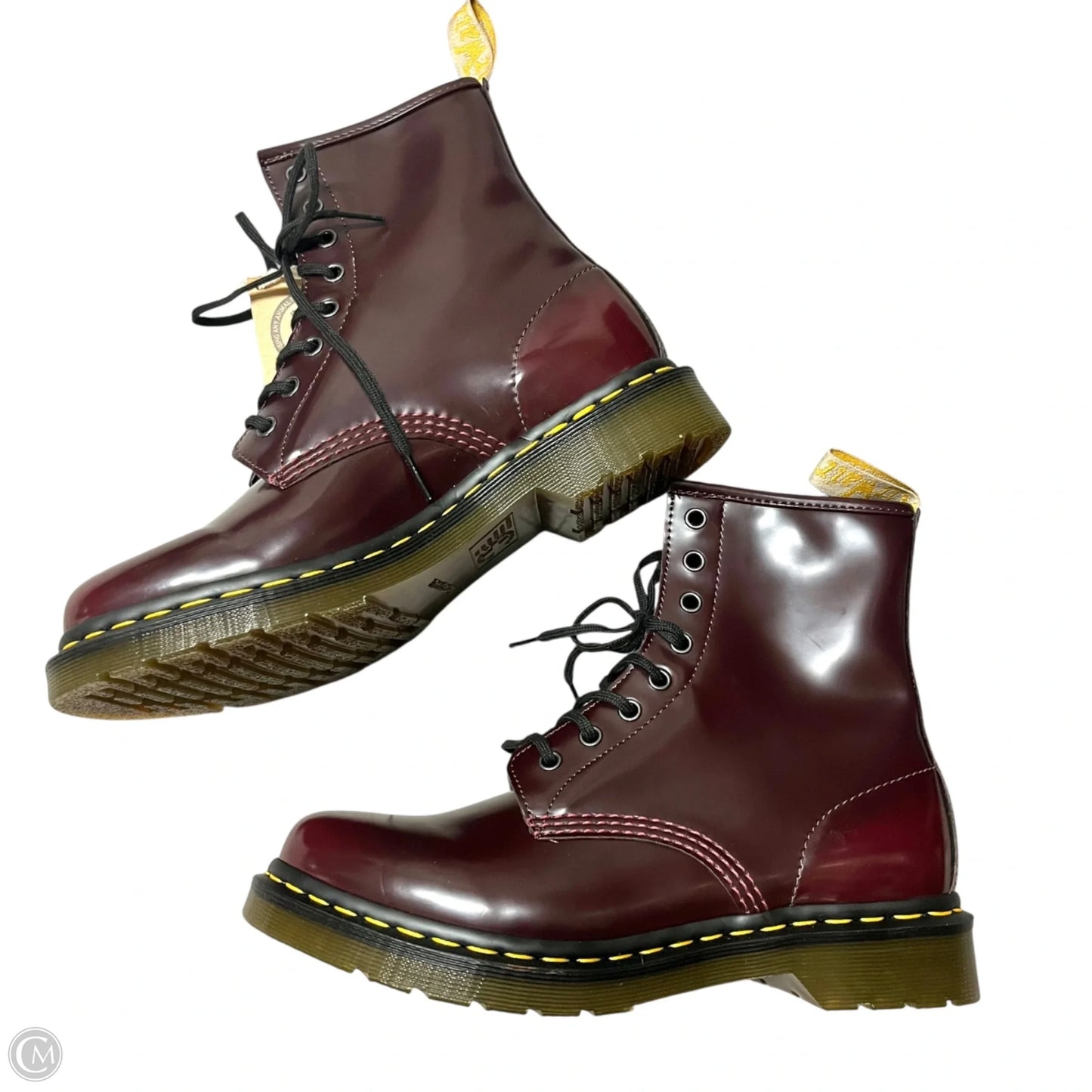Boots Combat By Dr Martens In Red, Size: 10