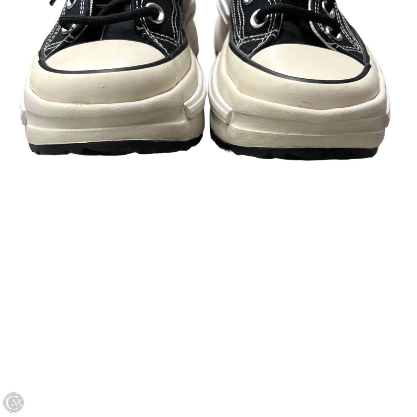 Shoes Sneakers Platform By Converse In Black & Cream, Size: 5.5