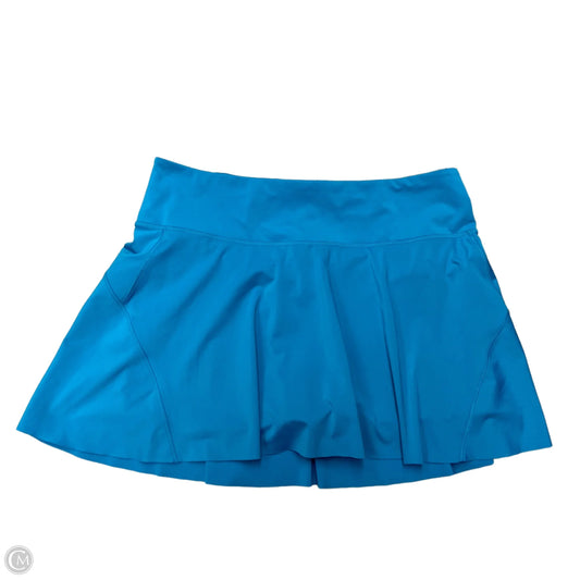 Athletic Skort By Athleta In Blue, Size: Xl
