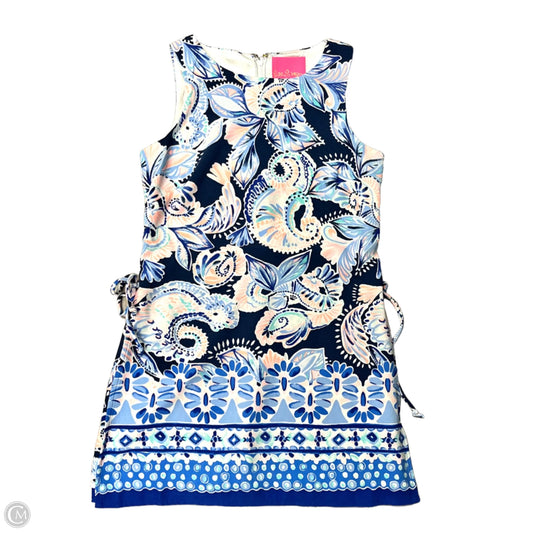 Romper Designer By Lilly Pulitzer In Blue & White, Size: Xs