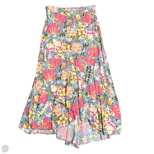 Skirt Maxi By Matilda Jane In Purple & Yellow, Size: S