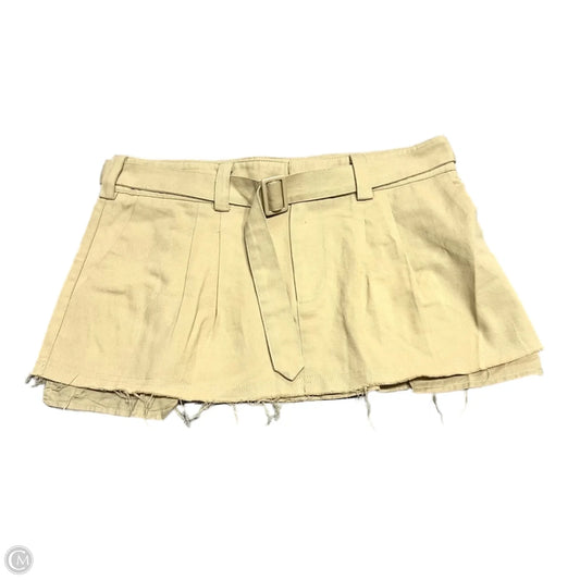 Skirt Mini & Short By Lioness In Tan, Size: S