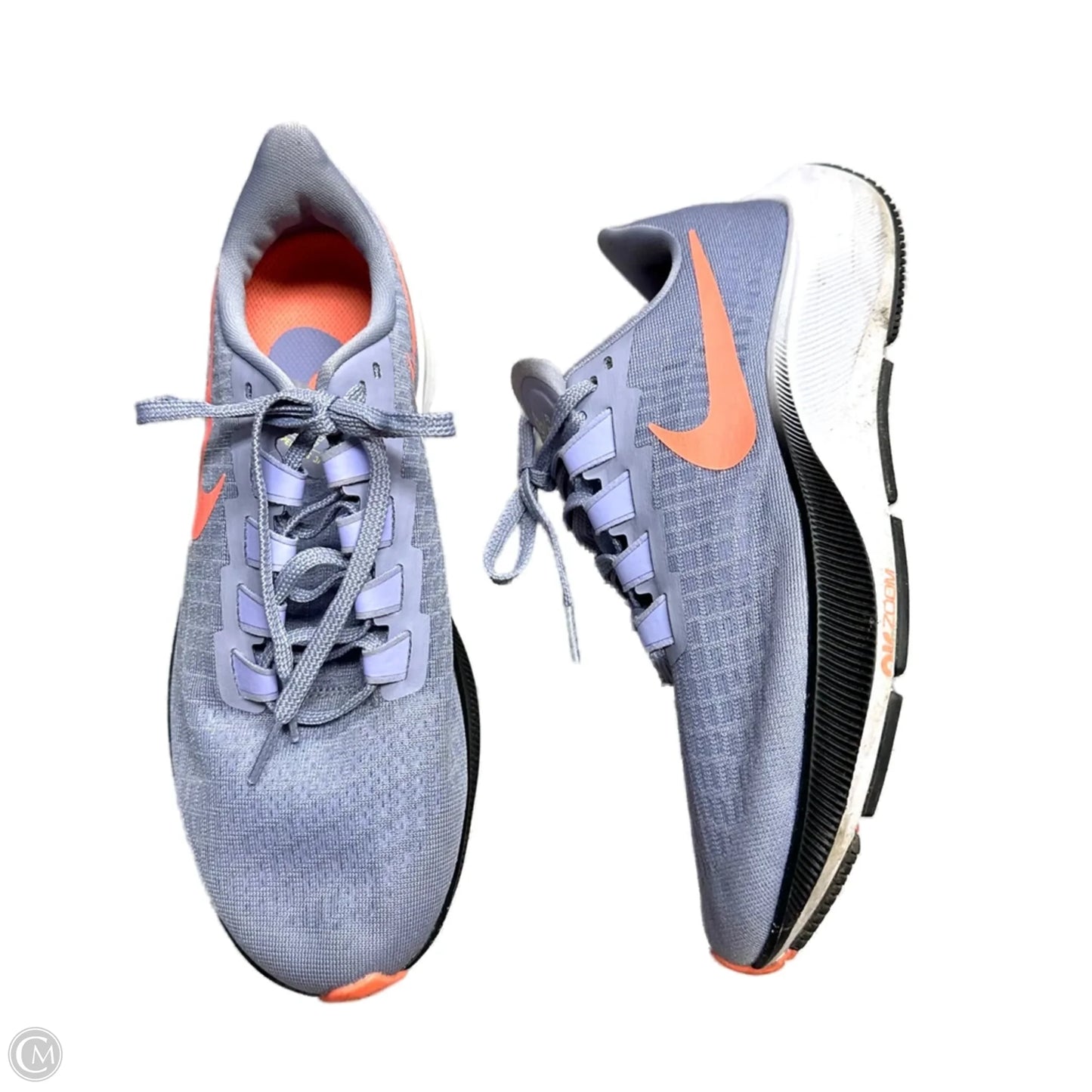 Shoes Athletic By Nike In Blue & Orange, Size: 8