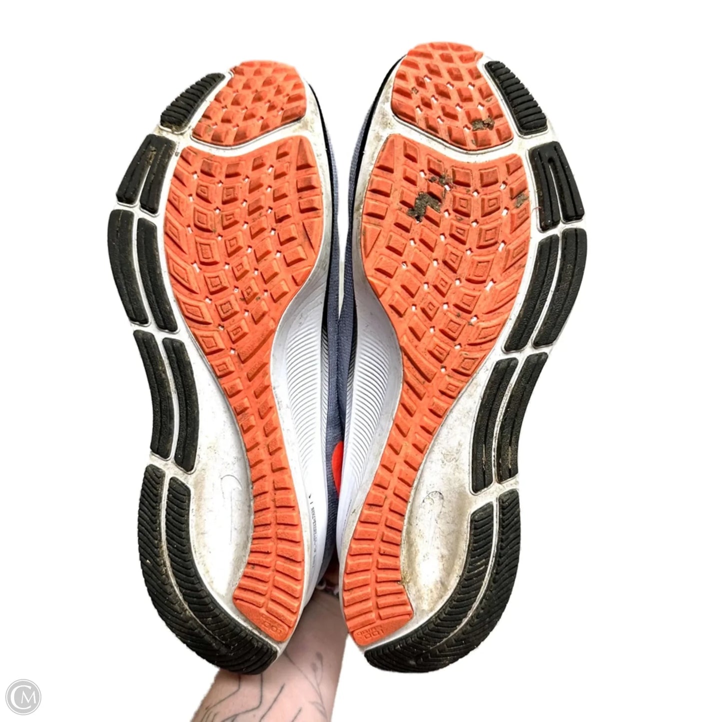 Shoes Athletic By Nike In Blue & Orange, Size: 8