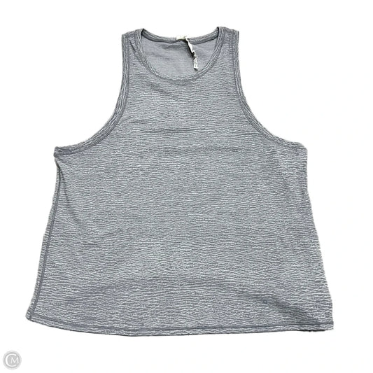 Athletic Tank Top By Lululemon In Grey, Size: M