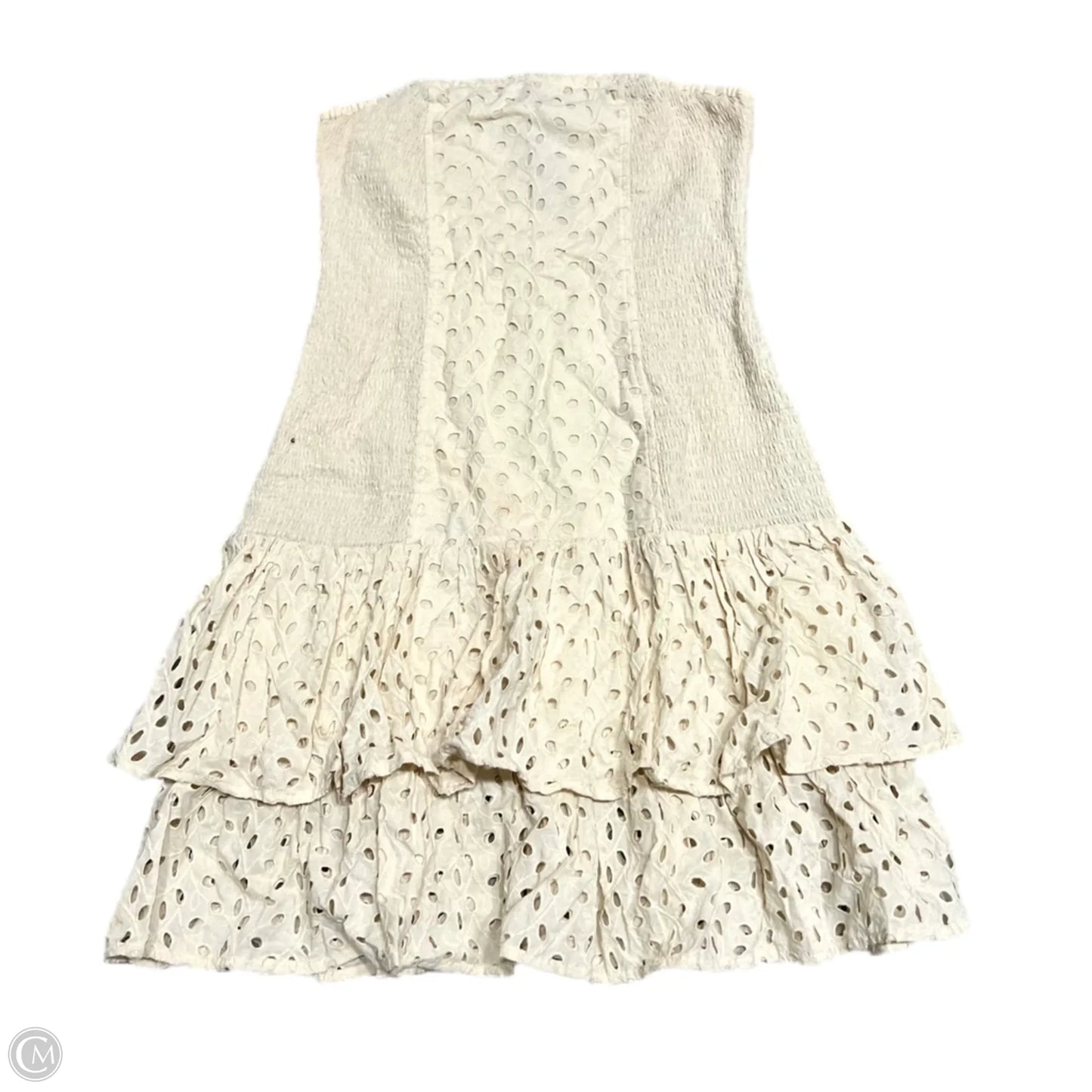 Dress Casual Short By Moda Intl In Tan, Size: S