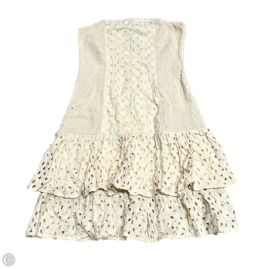 Dress Casual Short By Moda Intl In Tan, Size: S