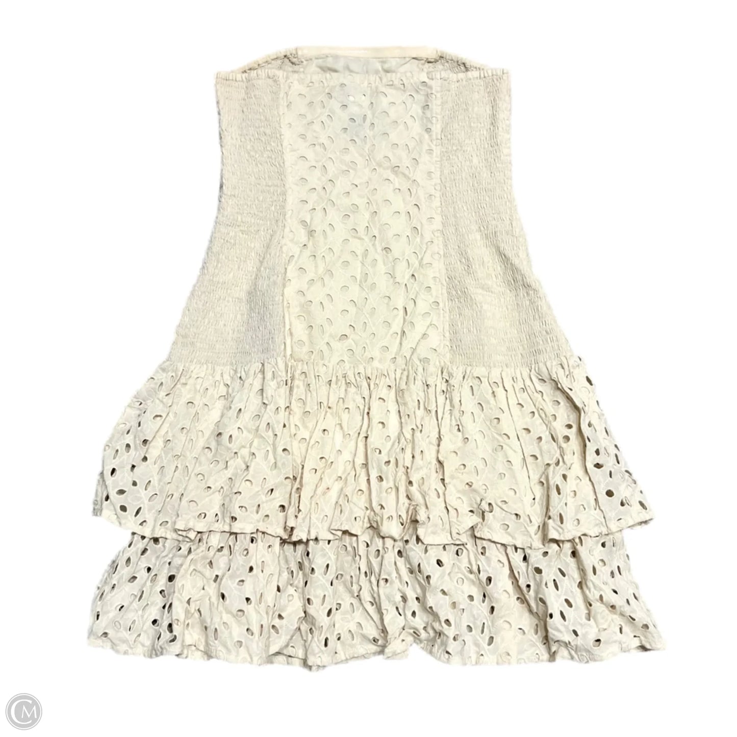 Dress Casual Short By Moda Intl In Tan, Size: S