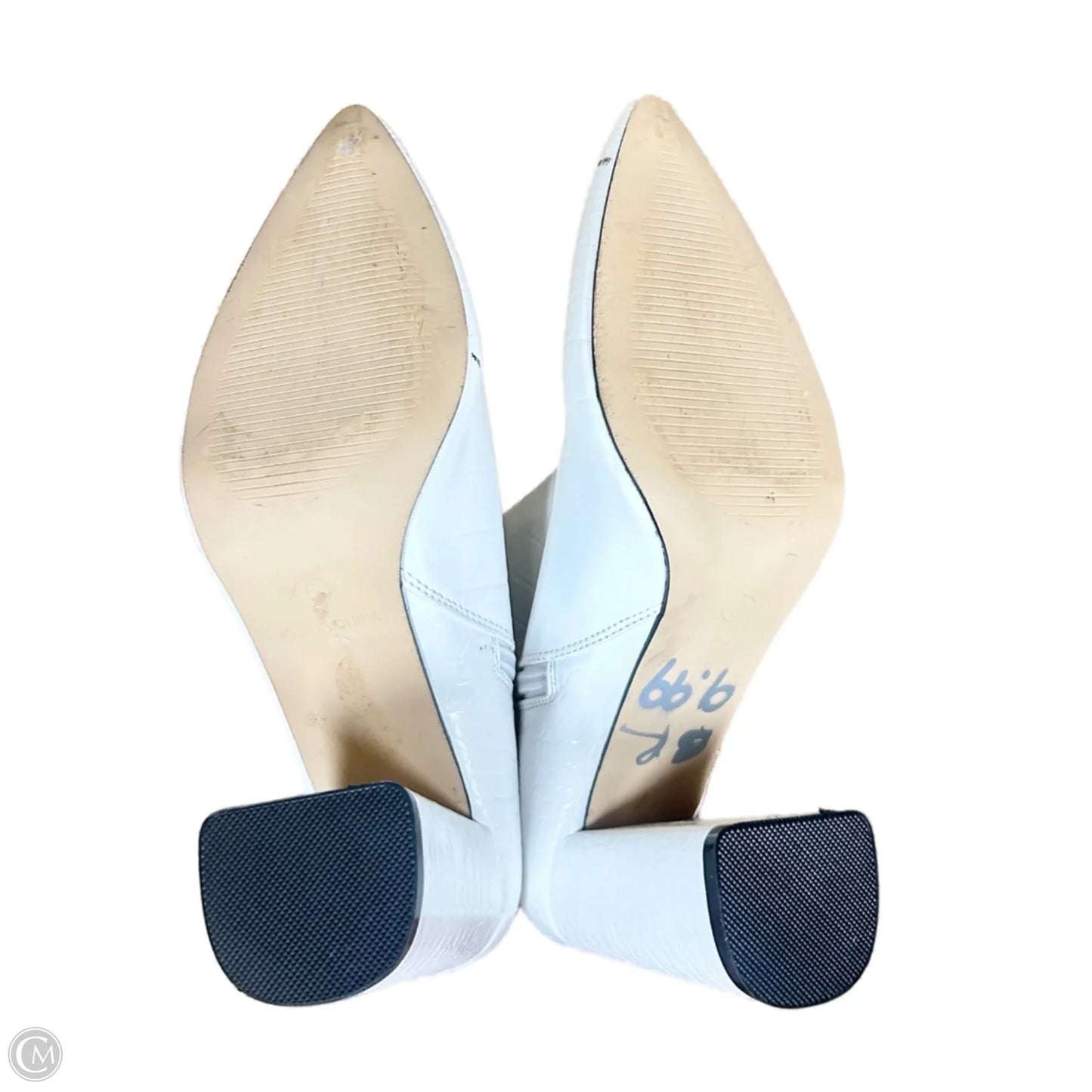 Boots Ankle Heels By Nasty Gal In White, Size: 5