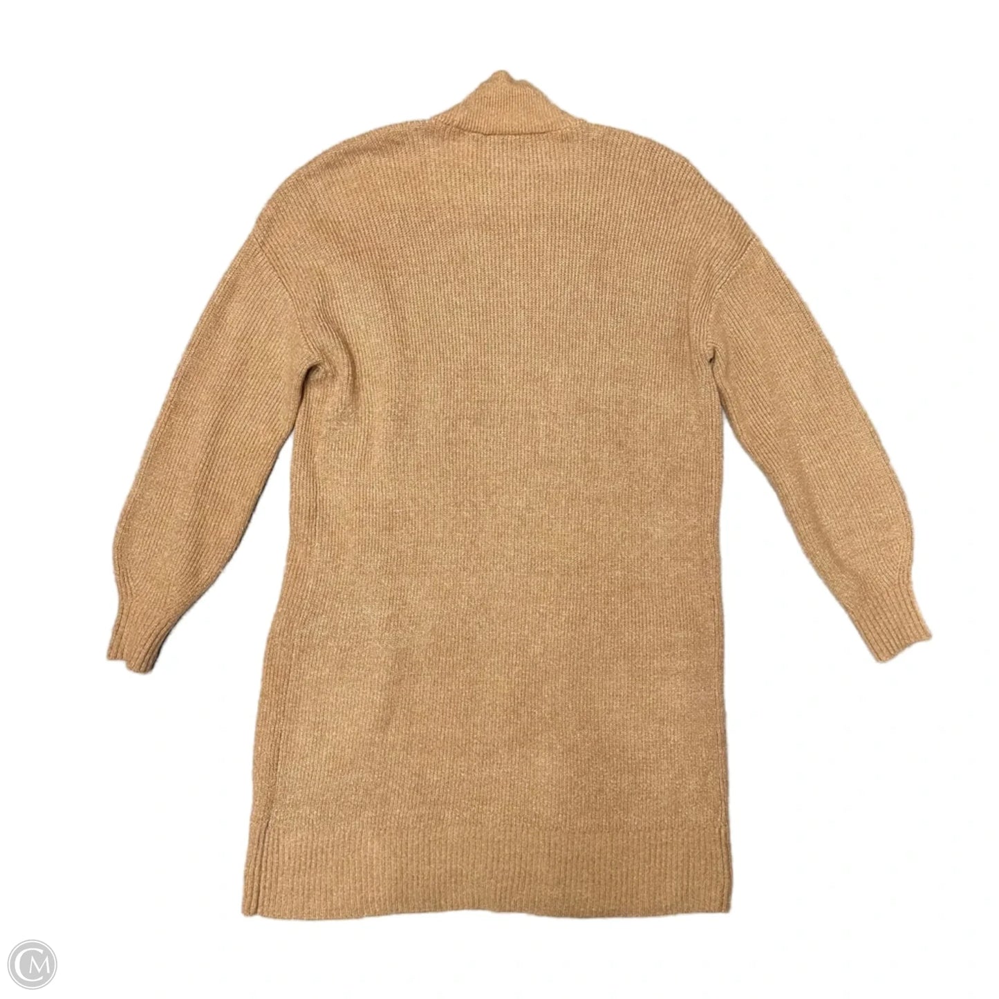 Sweater Cardigan By Loft In Tan, Size: M