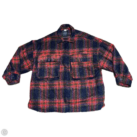 Jacket Shirt By En Creme In Multi-colored, Size: M