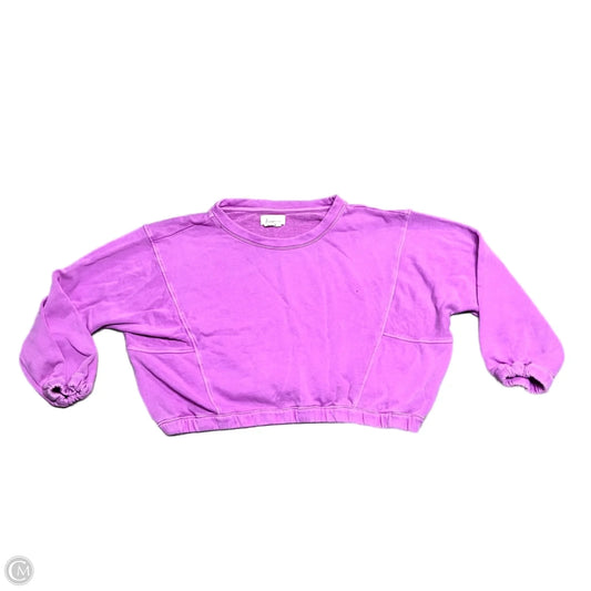 Sweatshirt Crewneck By Anthropologie In Purple, Size: S