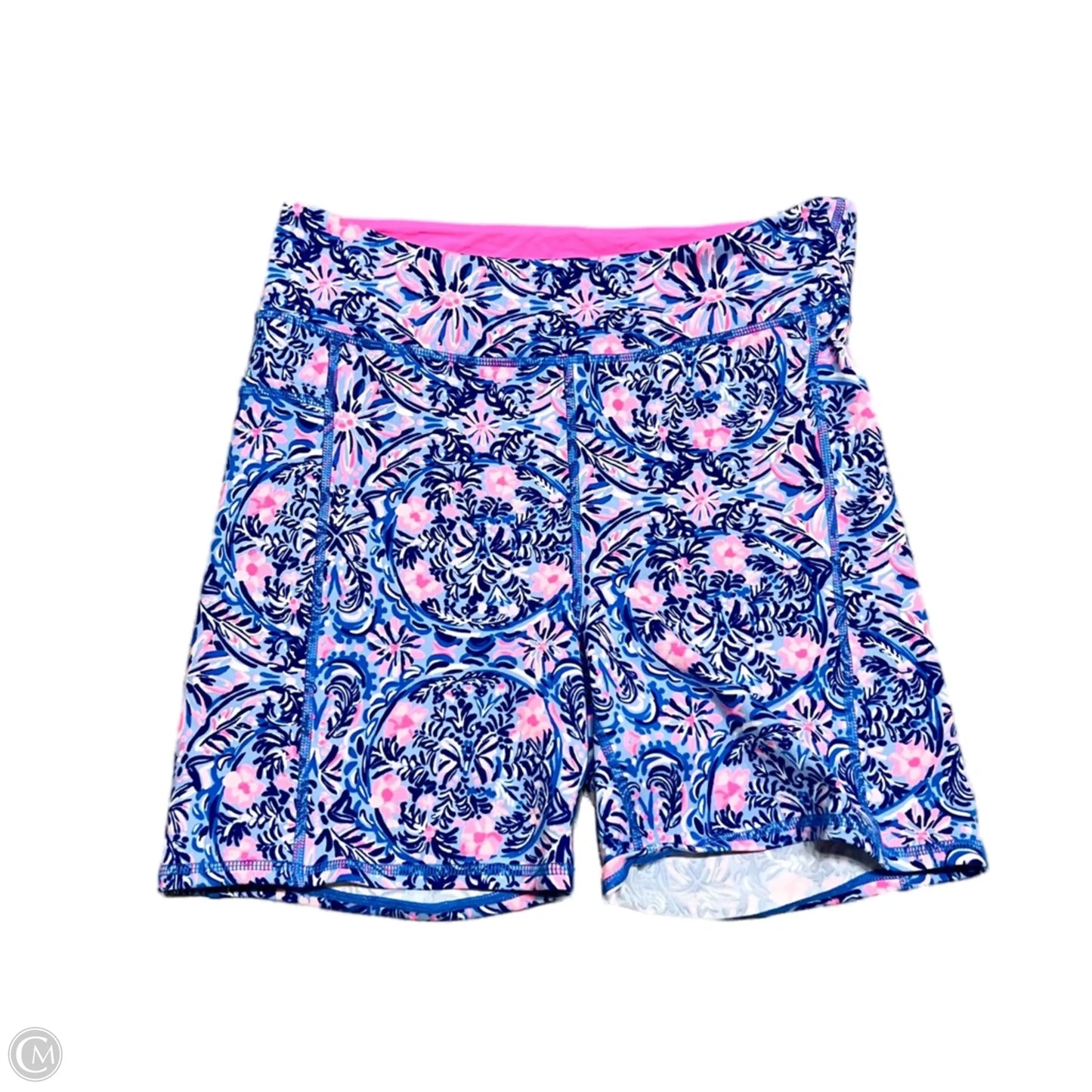 Shorts Designer By Lilly Pulitzer In Blue & Pink, Size: L