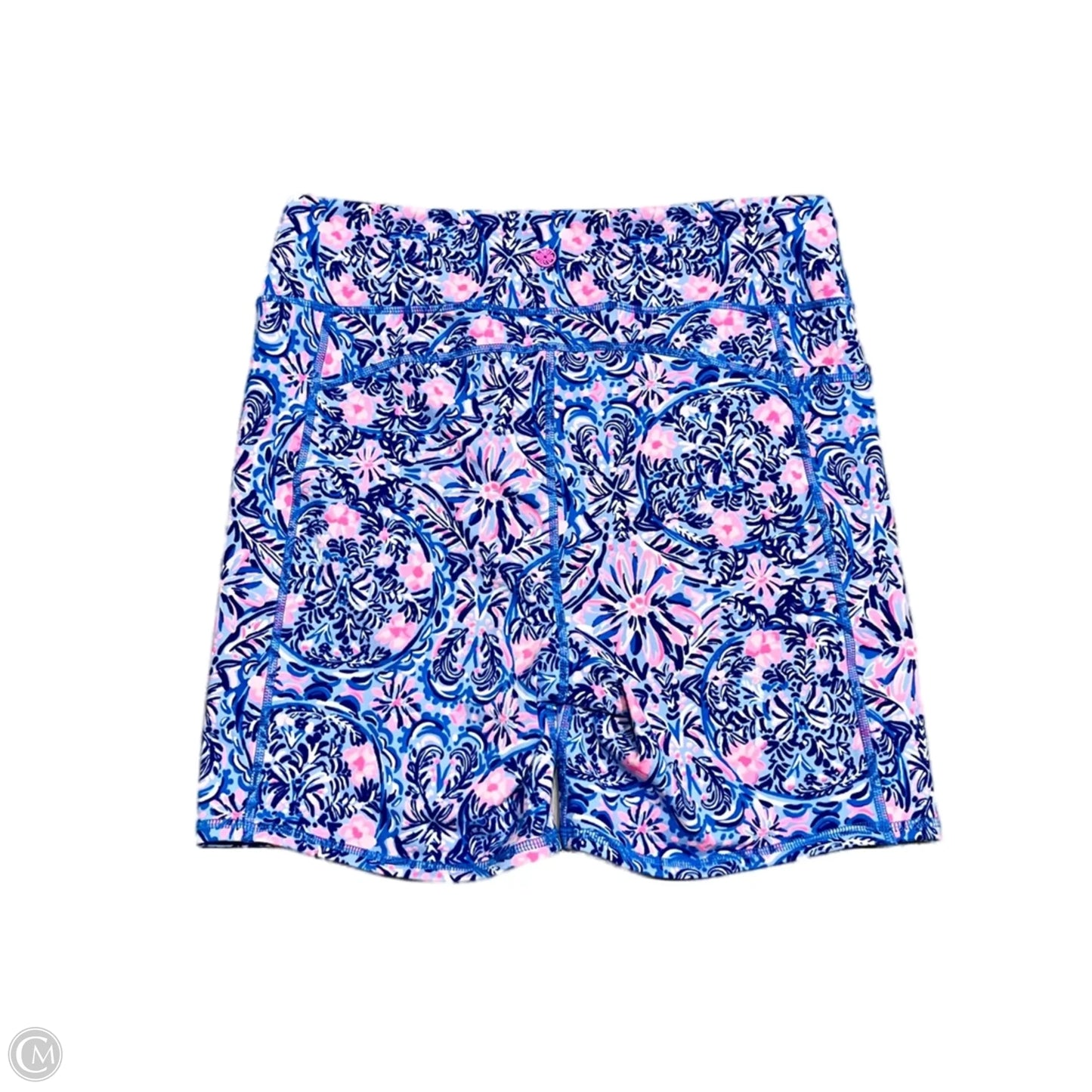Shorts Designer By Lilly Pulitzer In Blue & Pink, Size: L
