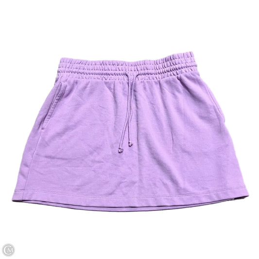 Skirt Mini & Short By Gap In Purple, Size: L