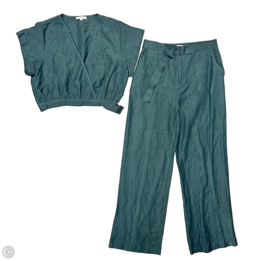 Pants Set 2pc By Moon River In Green, Size: M
