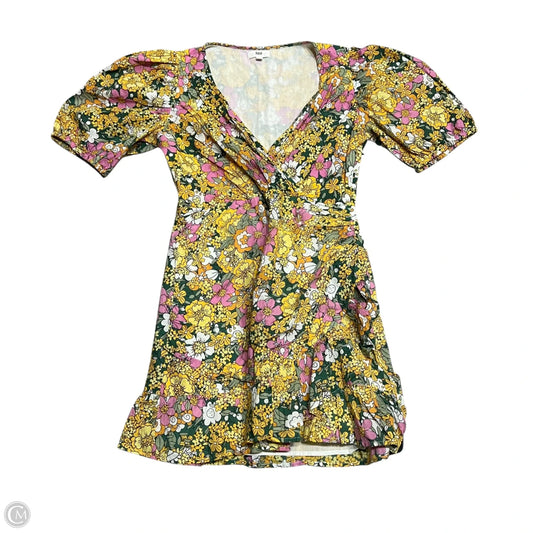 Dress Casual Midi By Rahi In Green & Purple, Size: M