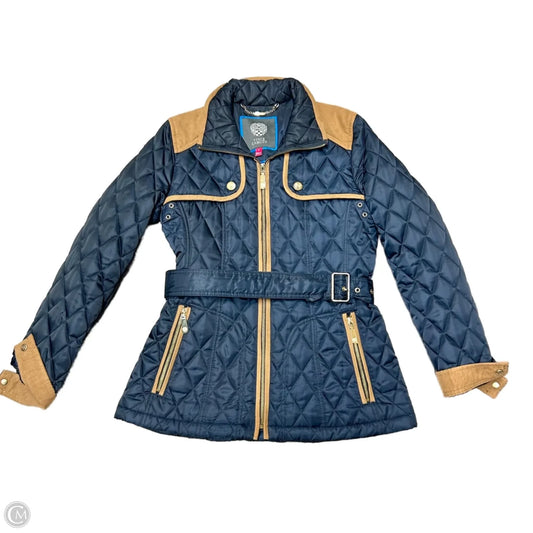 Coat Puffer & Quilted By Vince Camuto In Navy, Size: S