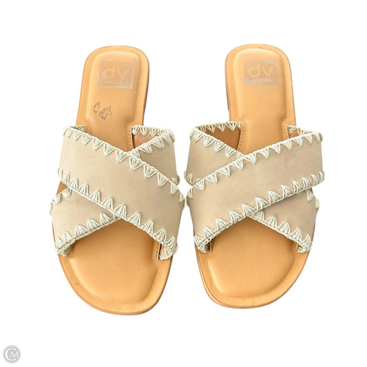 Sandals Flats By Dolce Vita In Tan, Size: 7.5