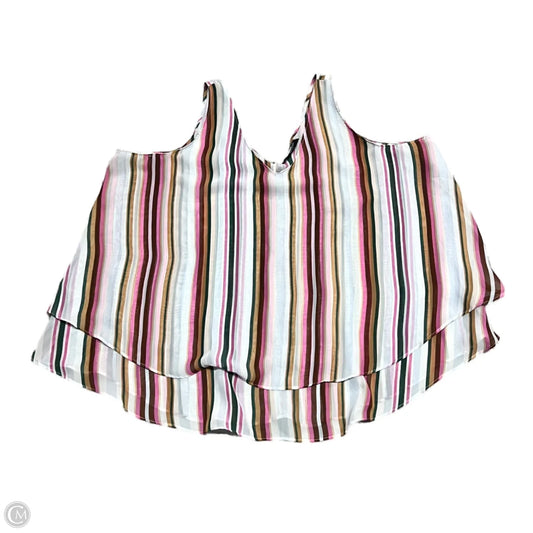 Top Sleeveless By Lane Bryant In Multi-colored, Size: 1x