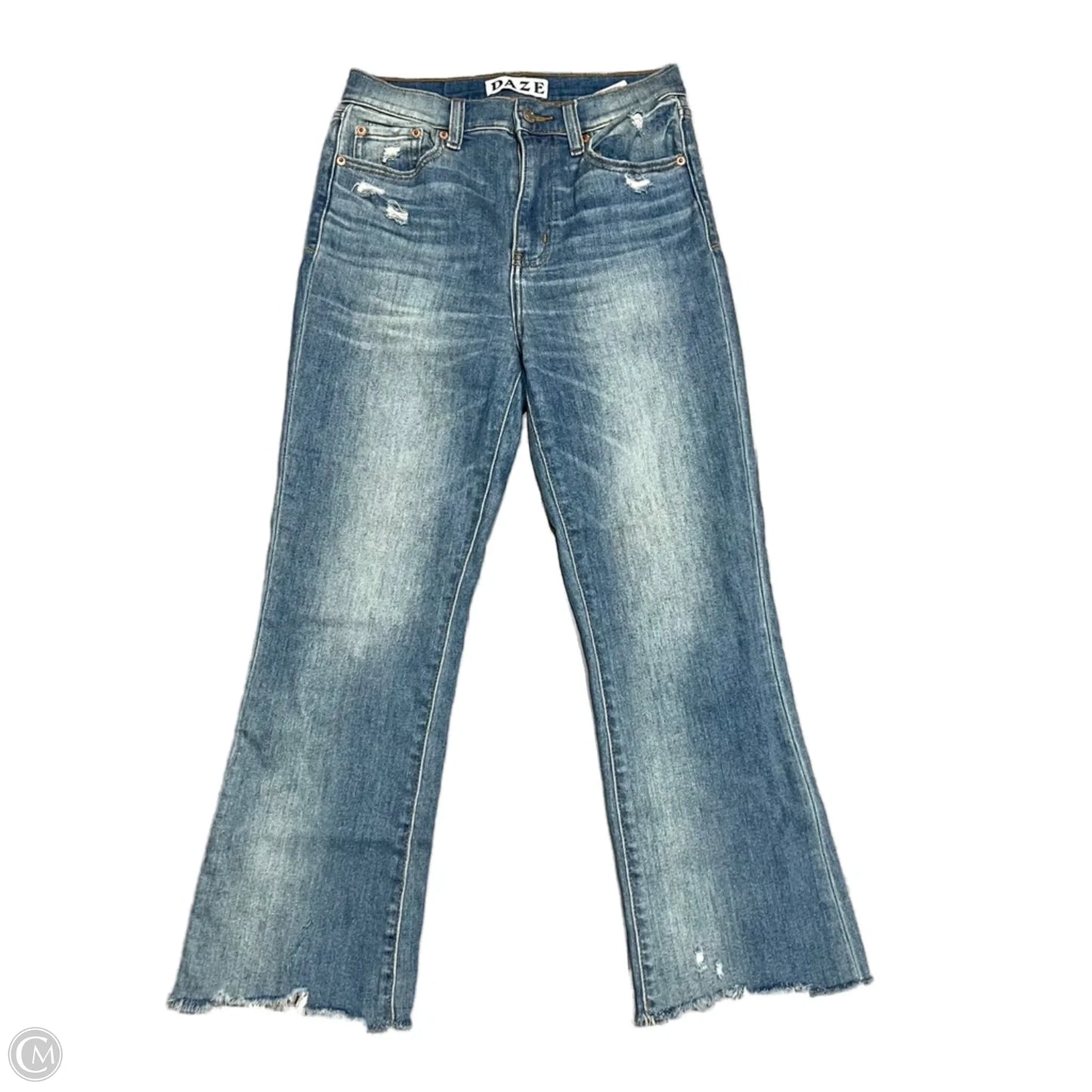 Jeans Skinny By Daze In Blue Denim, Size: 4