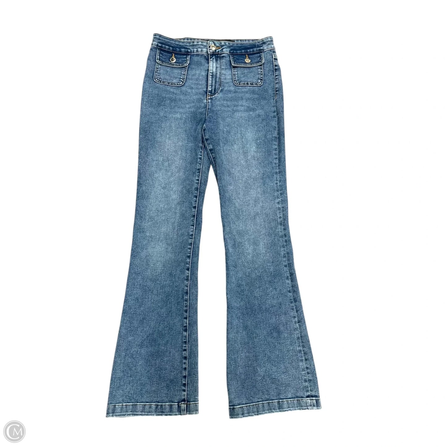Jeans Designer By Karl Lagerfeld In Blue Denim, Size: 6