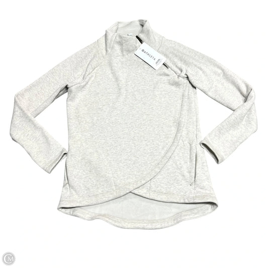 Sweatshirt Collar By Athleta In Cream, Size: S