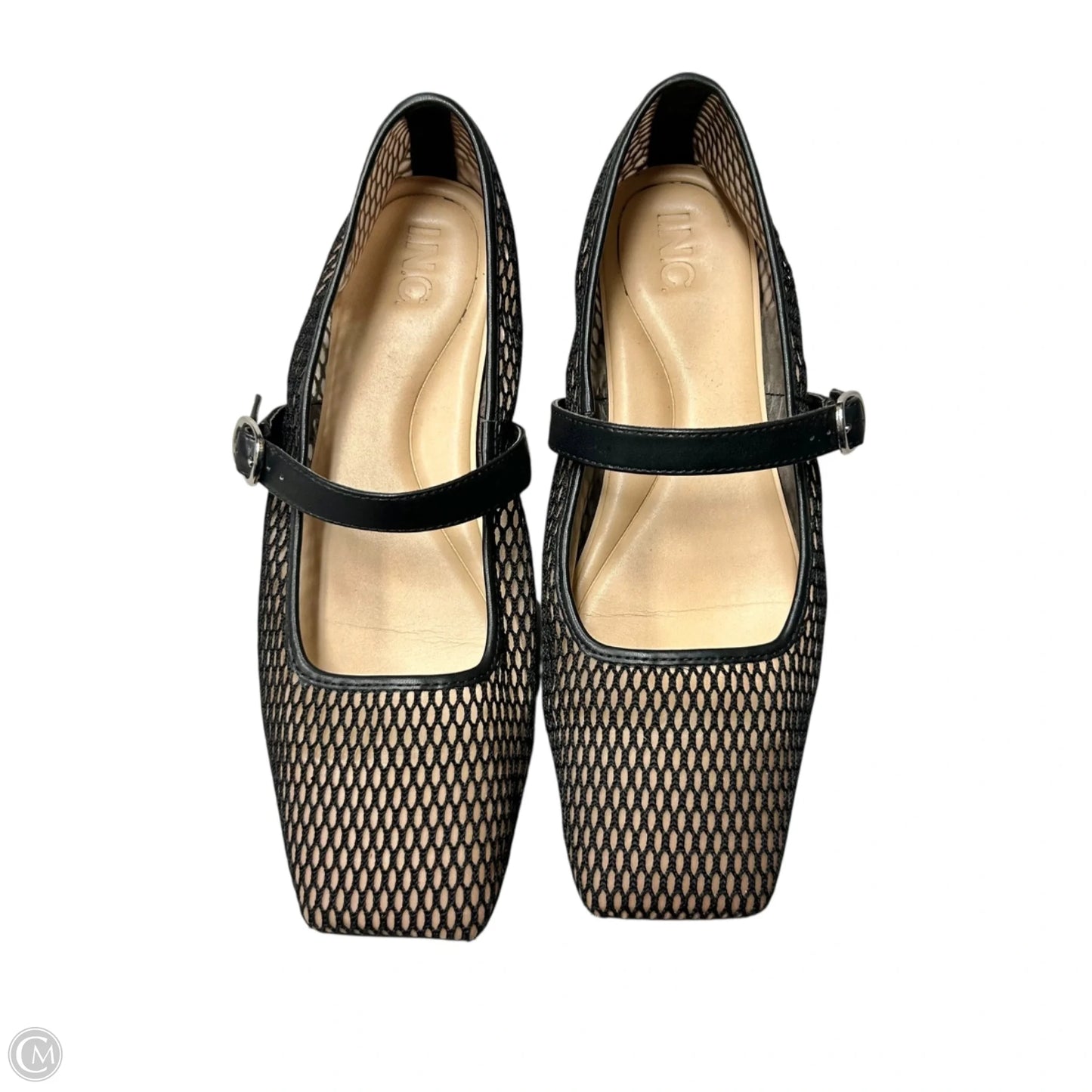 Shoes Flats By Inc In Black & Tan, Size: 11