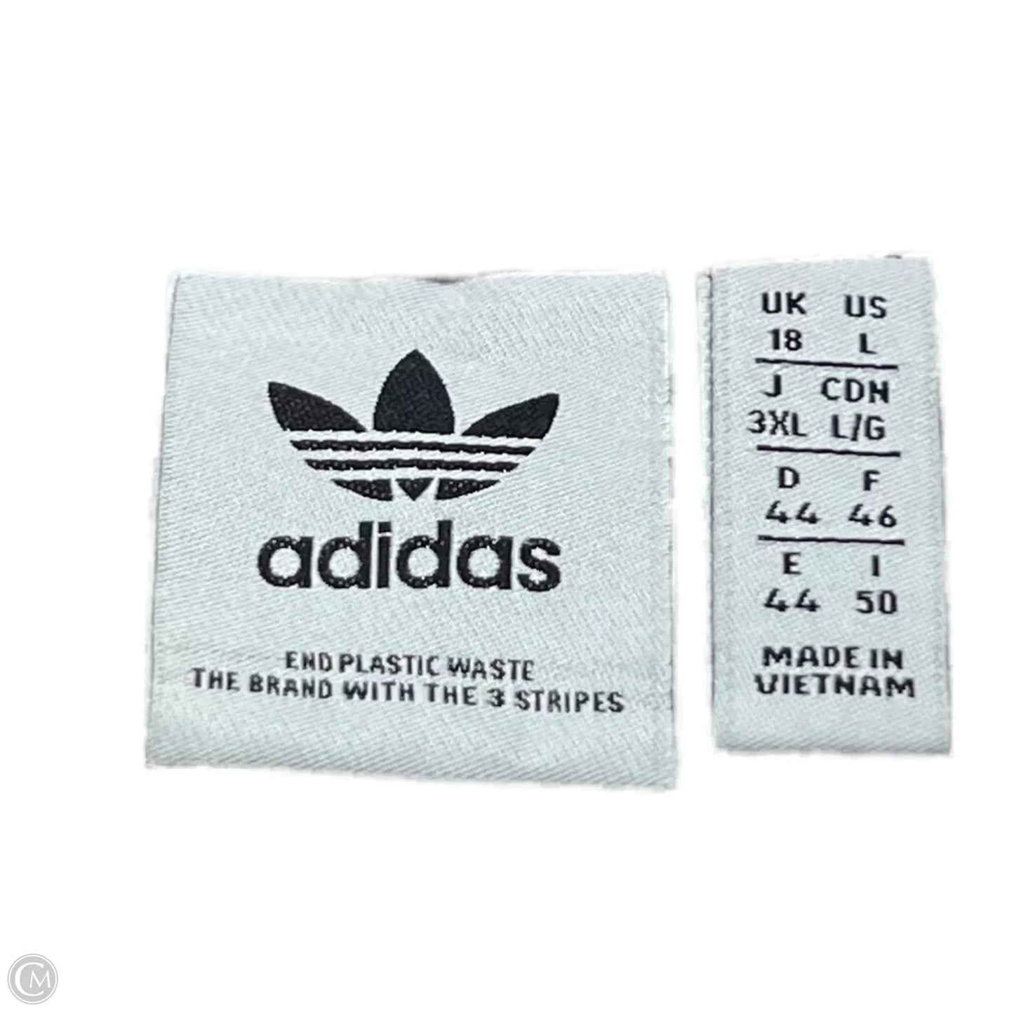 Athletic Sweatshirt Crewneck By Adidas In Pink & Yellow, Size: L