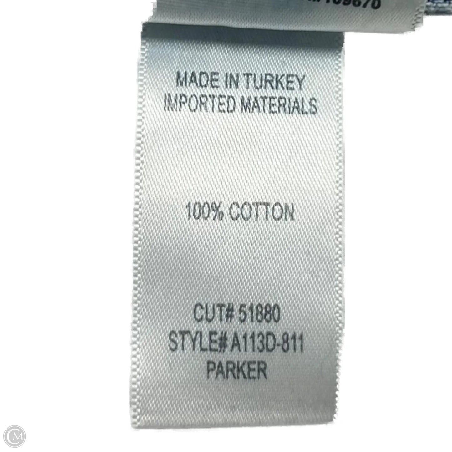 Jeans Straight By Agolde In Blue Denim, Size: 0